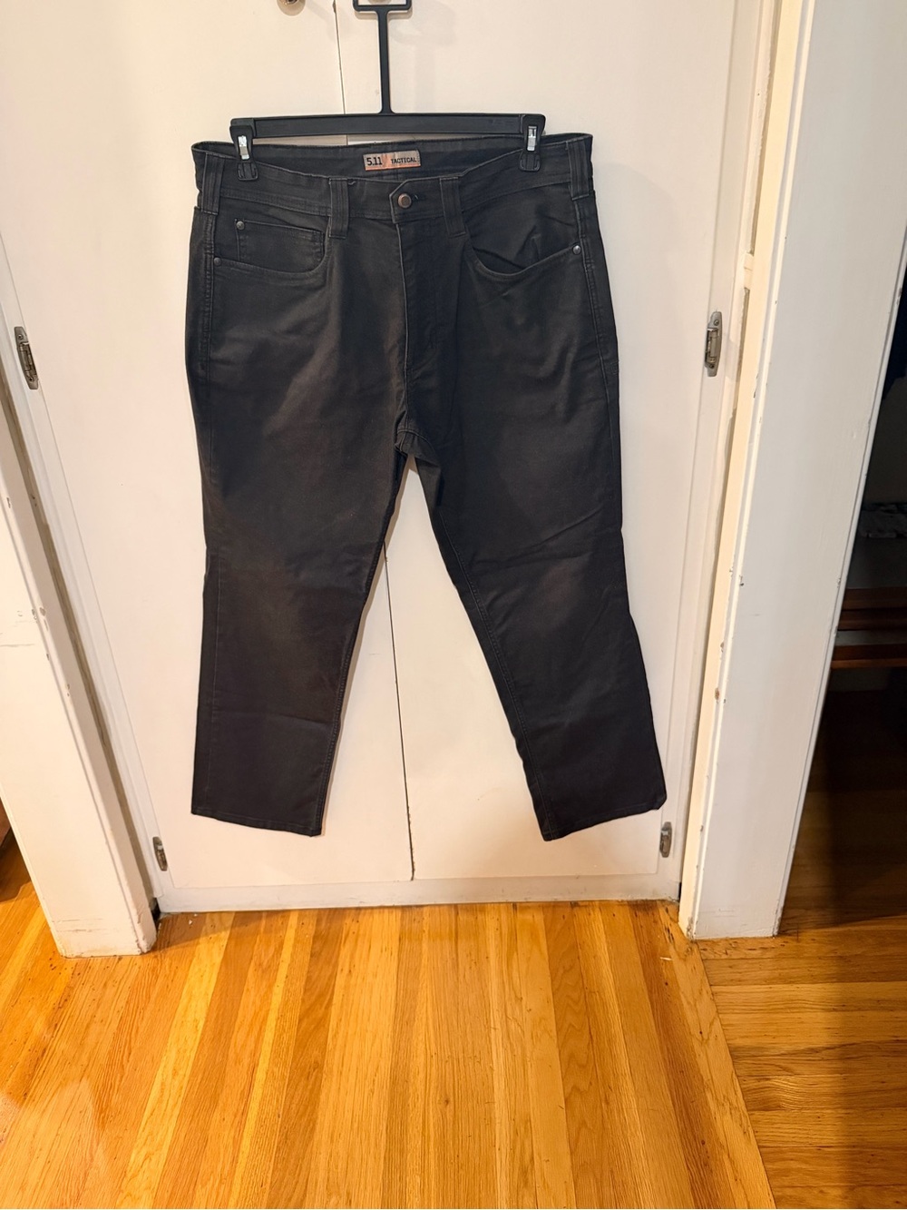 5.11 Tactical Men's Slim Straight Jeans in Black